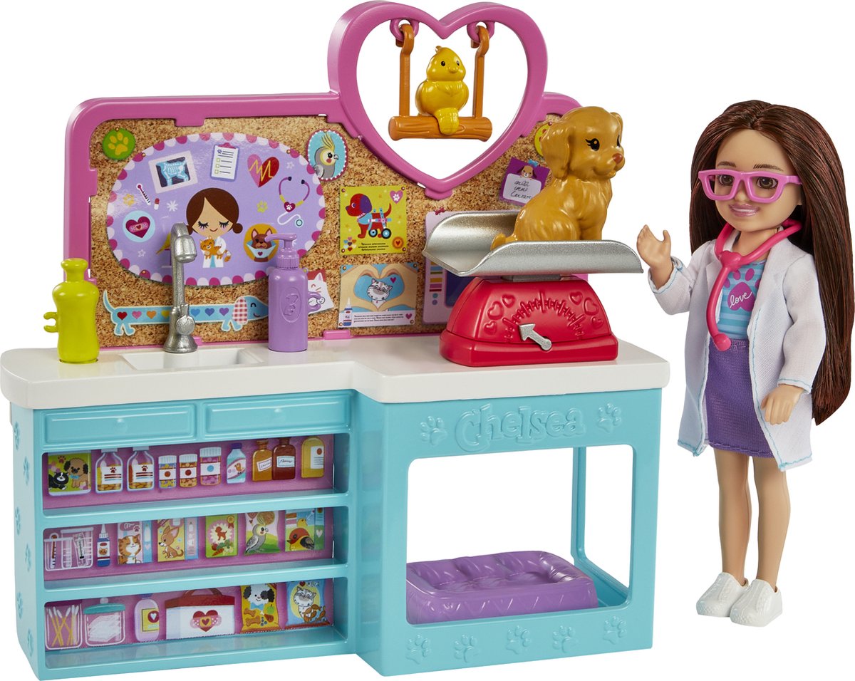 Mattel Chelsea Pop Veterinarian Play