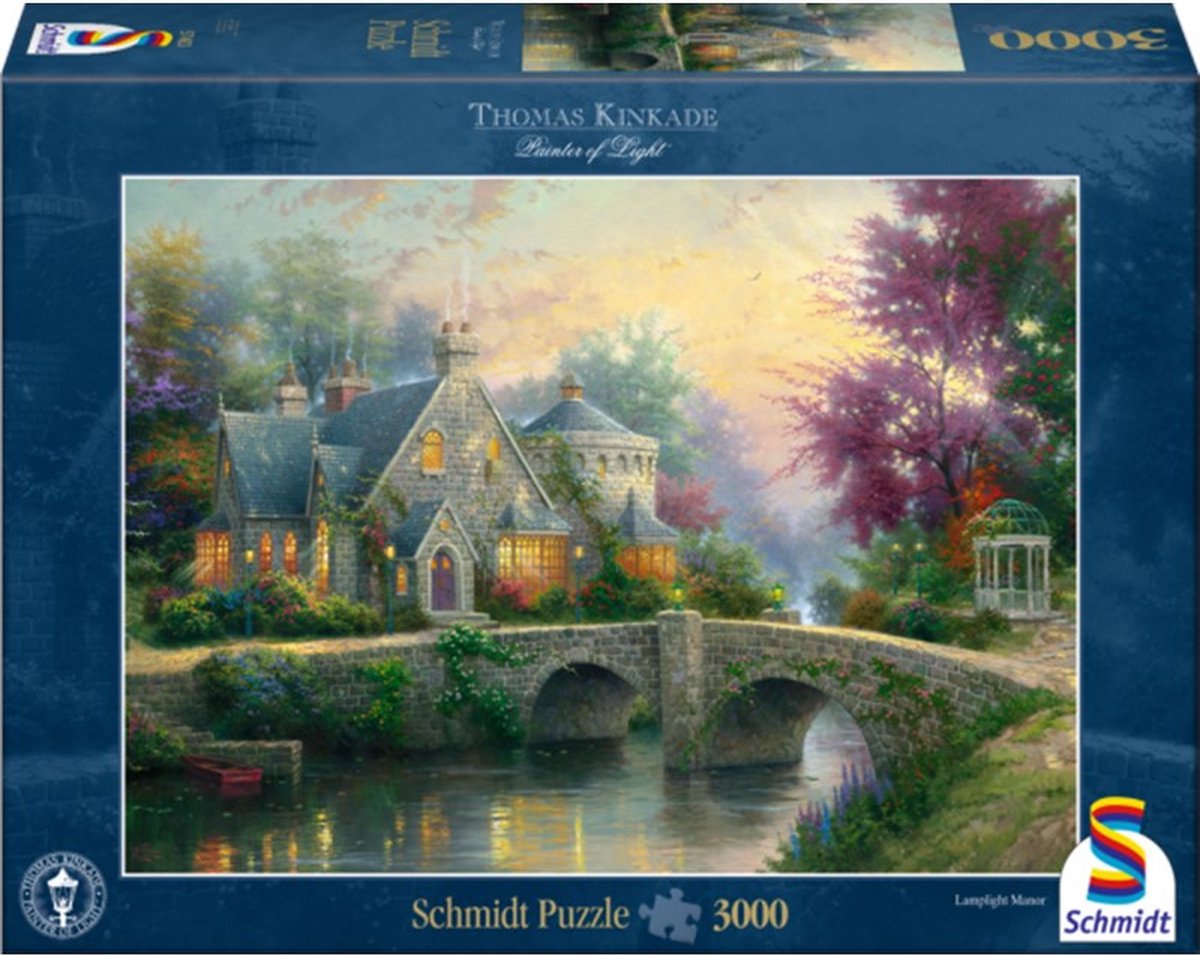 Schmidt - Puzzle - Atmosfera serale - Thomas Kinkade - 3000 pezzi - Adulti - dai 14 anni