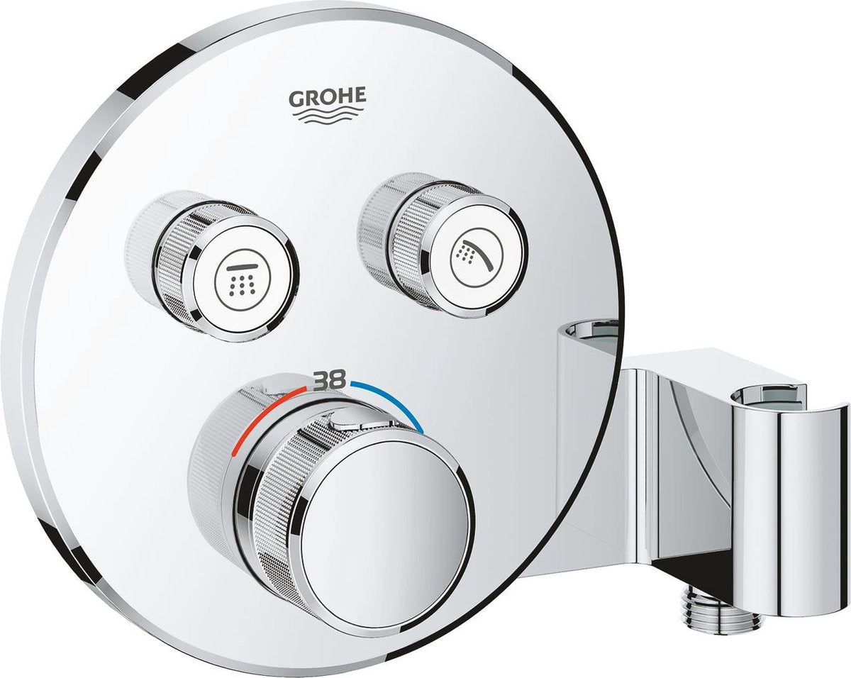 Rubinetto doccia termostatico Grohe Grohtherm Smart Control - miscelatore da incasso - con deviatore - con supporto per soffione