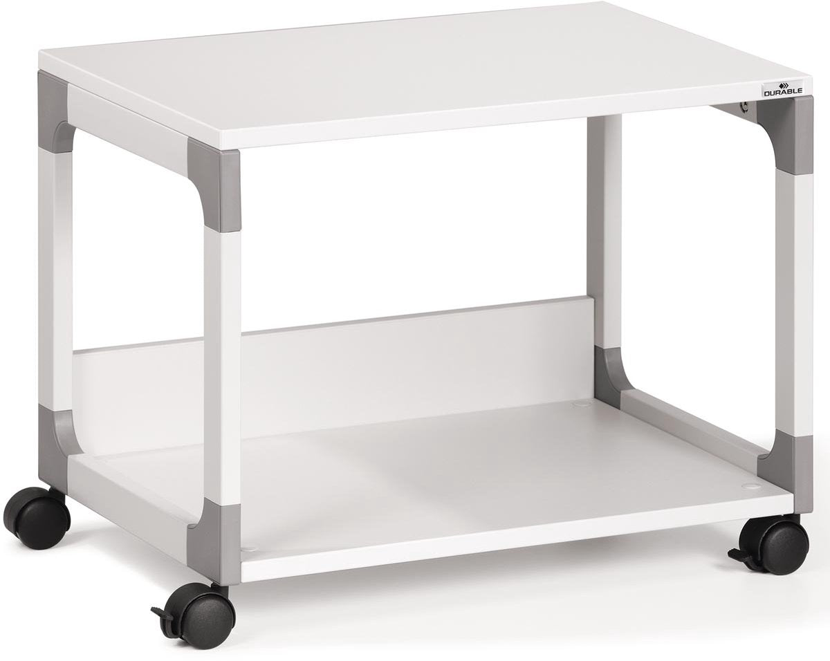 Trolley durevole - 47,7 x 60 x 43,2 cm - grigio - aperto