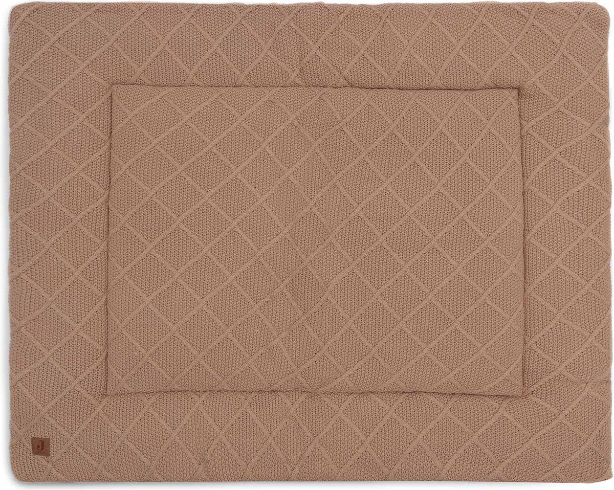 Jollein - tappeto box 75x95 cm - tappeto gioco bebè - maglia biscotto a quadri