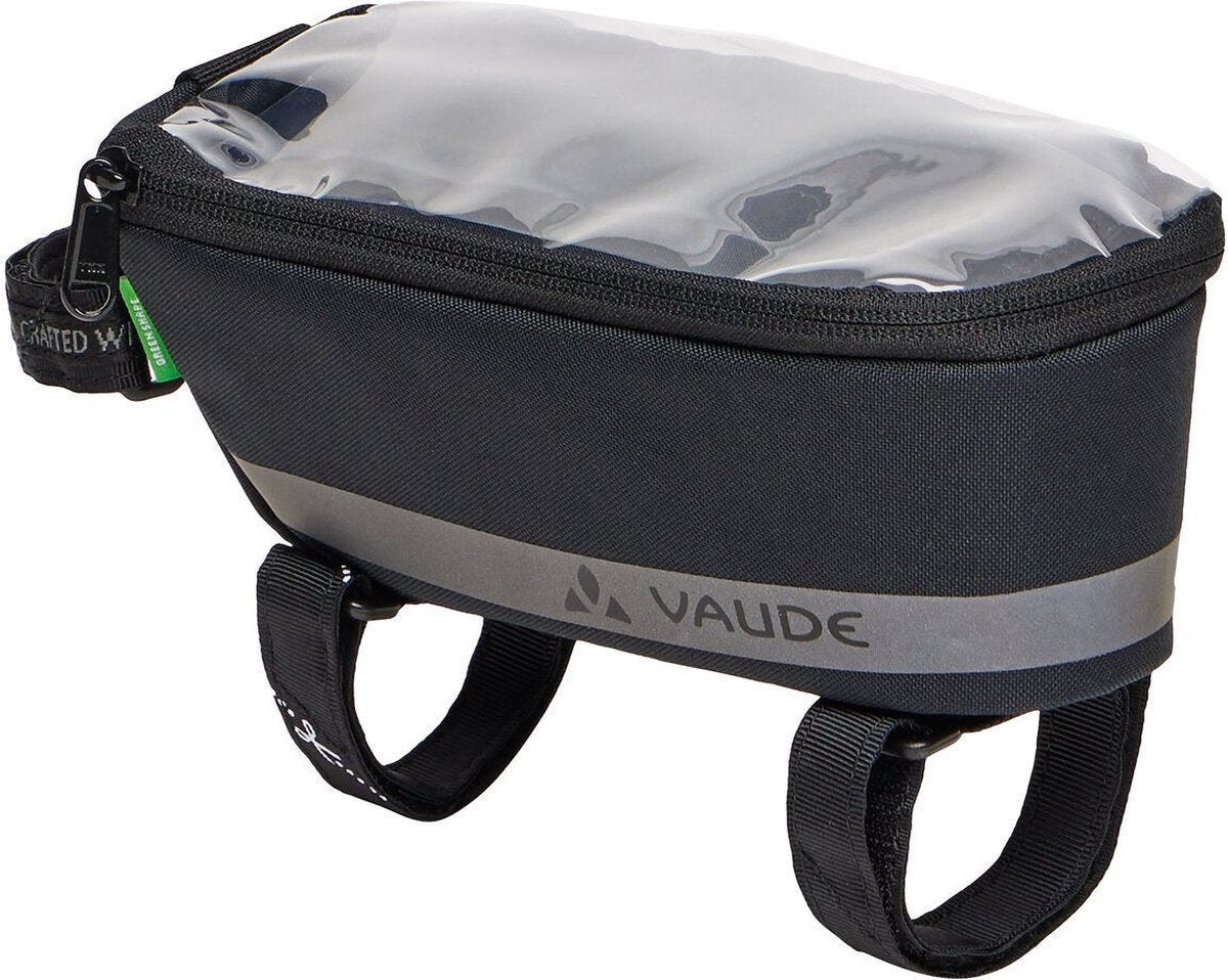 Vaude top tube phone bag, black, -