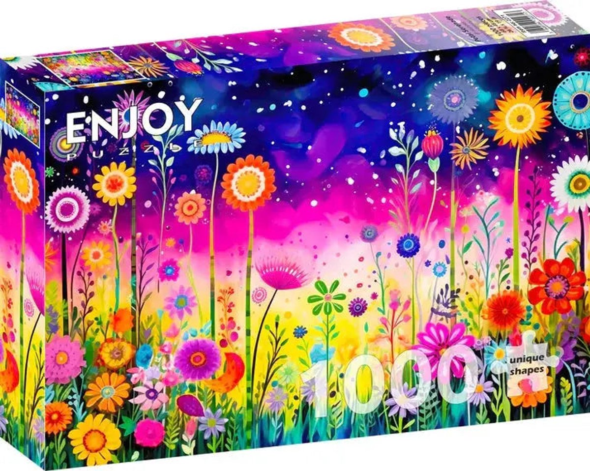 Disfruta del rompecabezas de pétalos de serenata de 1000 piezas de flores.