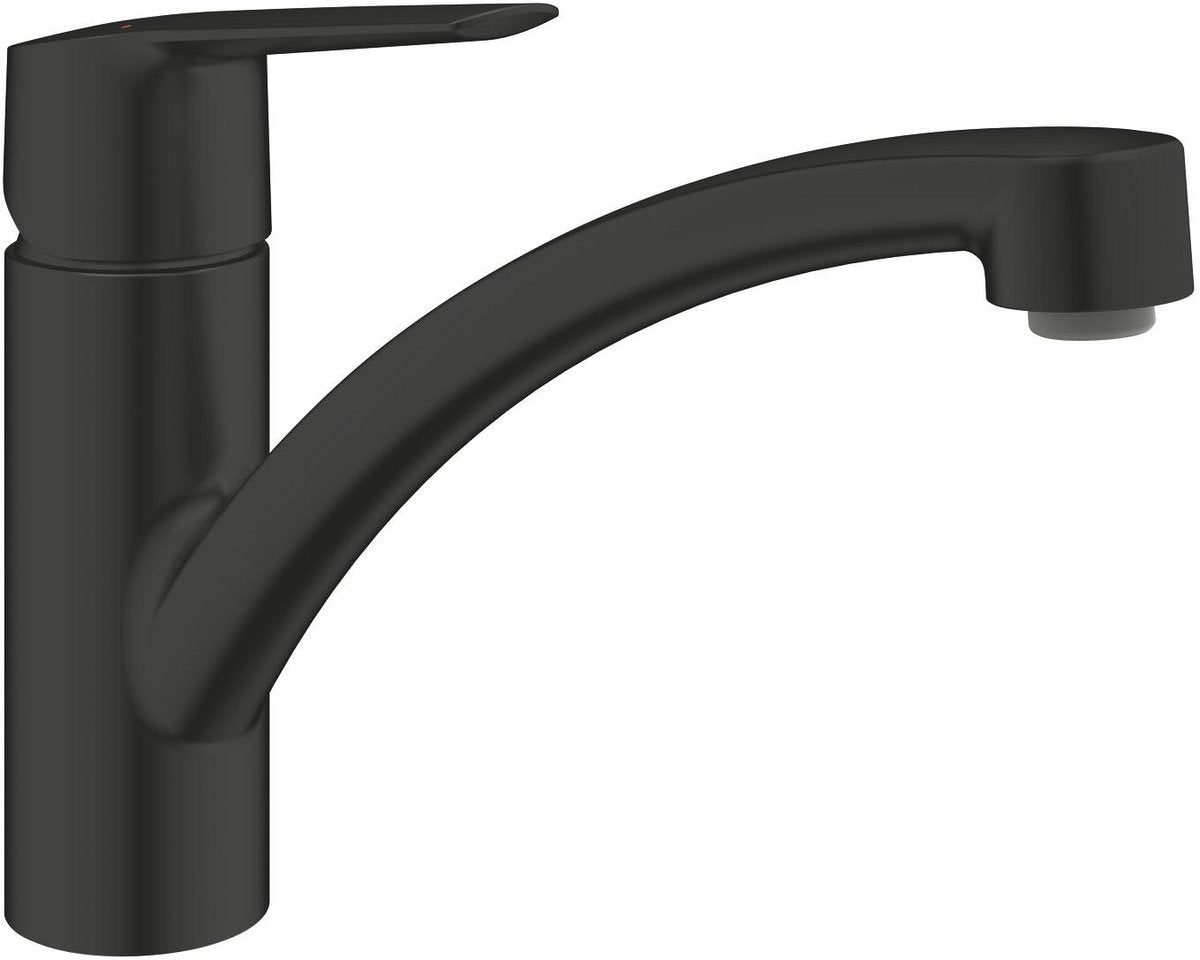 Rubinetto cucina Grohe start - bocca bassa - nero opaco