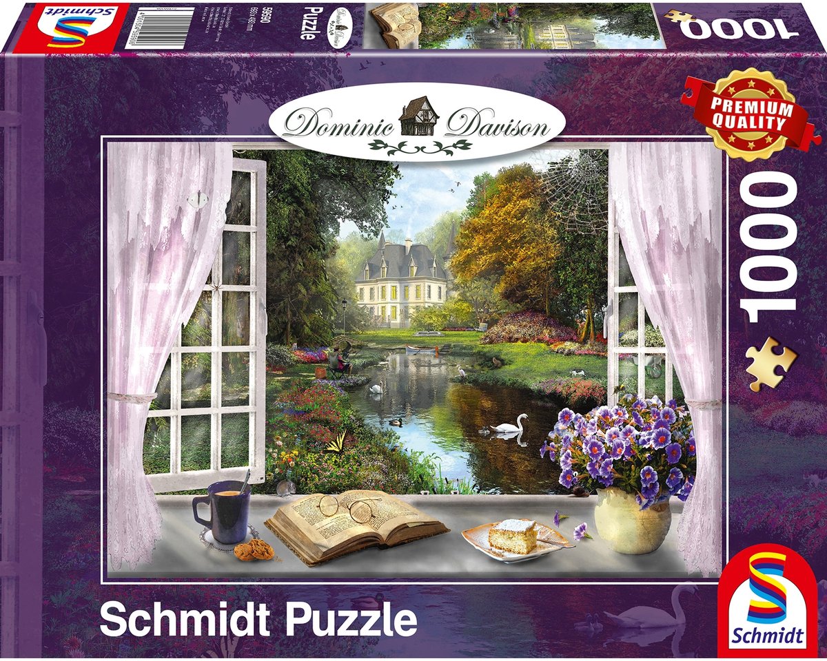 Schmidt Puzzle Puzzle Castello Giardino in cartone 1000 pezzi