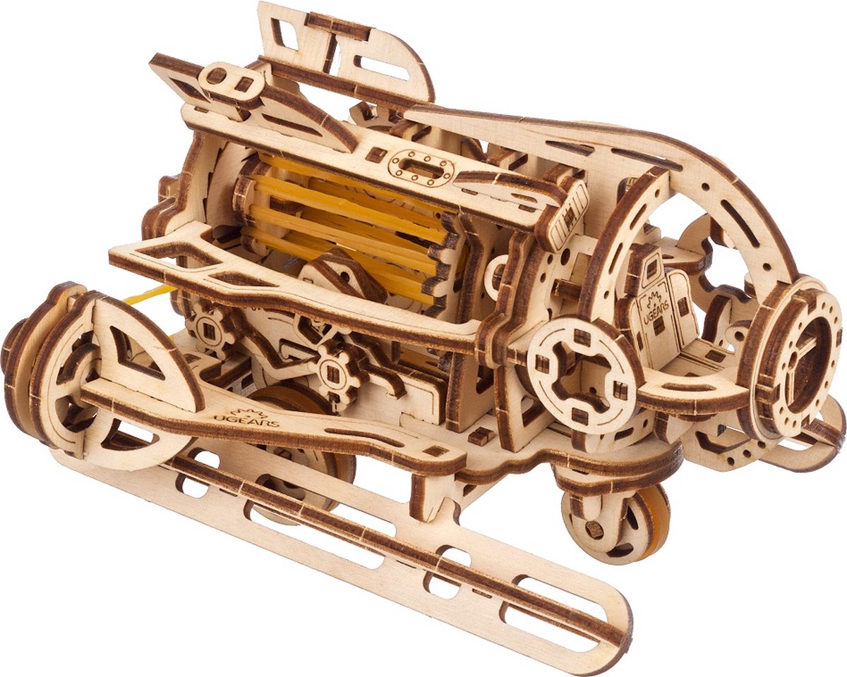 Modelo 3D de madera Ugears - mini submarino steampunk