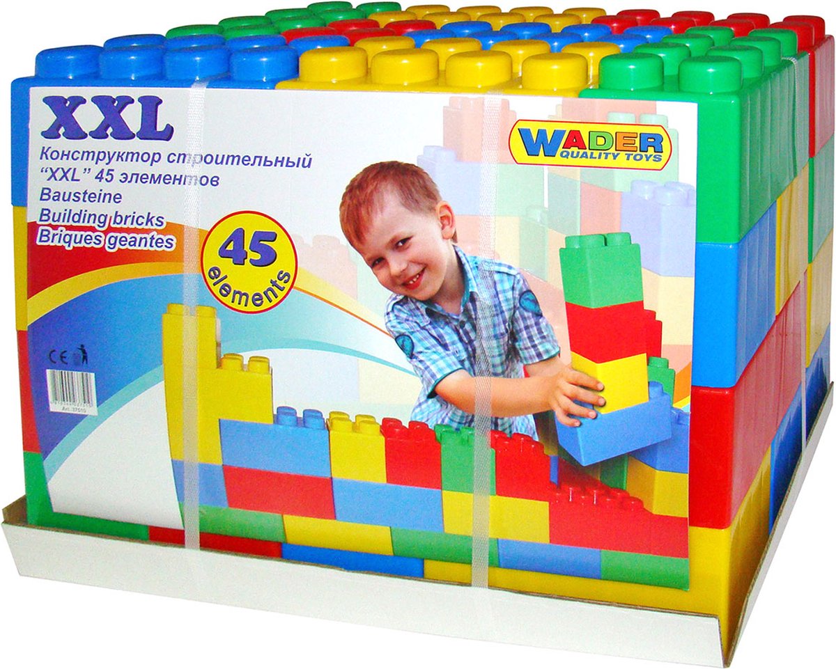 Cavallino Toys Cavallino Building Blocks XXL, 45dlg.