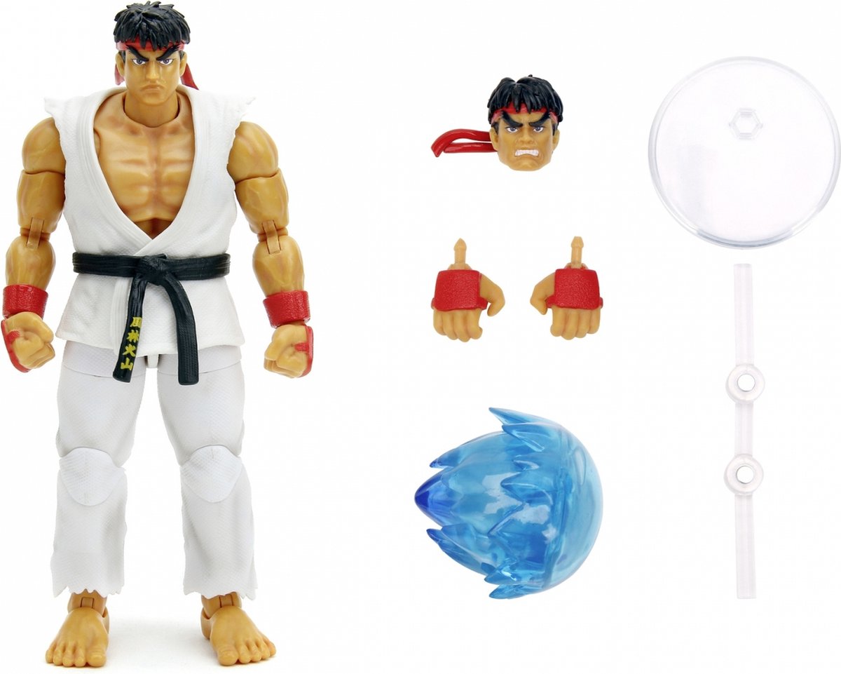 Jada juguetes streetfighter ii ryu 6 figura - jada