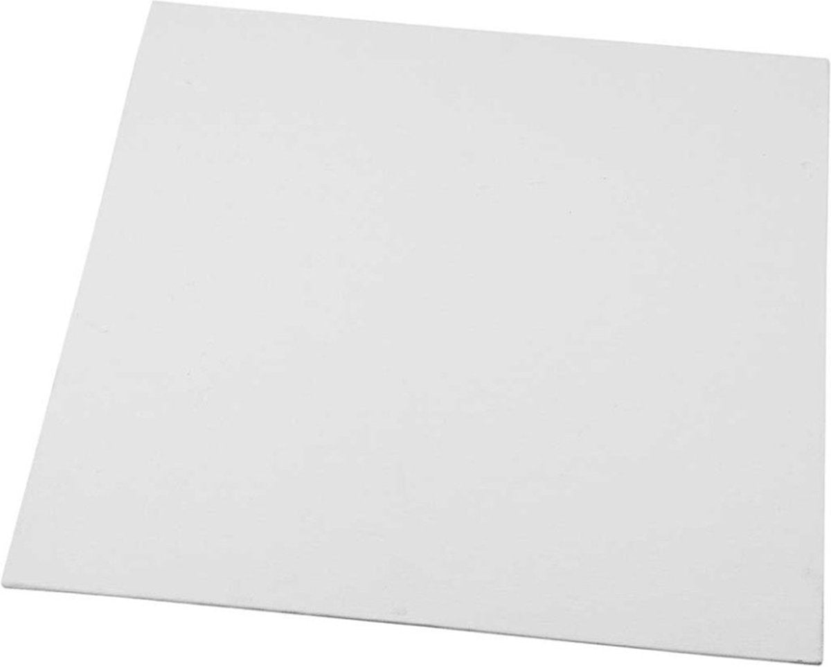 Panel de lienzo Creativ company, A3, dimensiones 29,7x42 cm, grosor 3 mm, 280 gr, blanco, 1 unidad