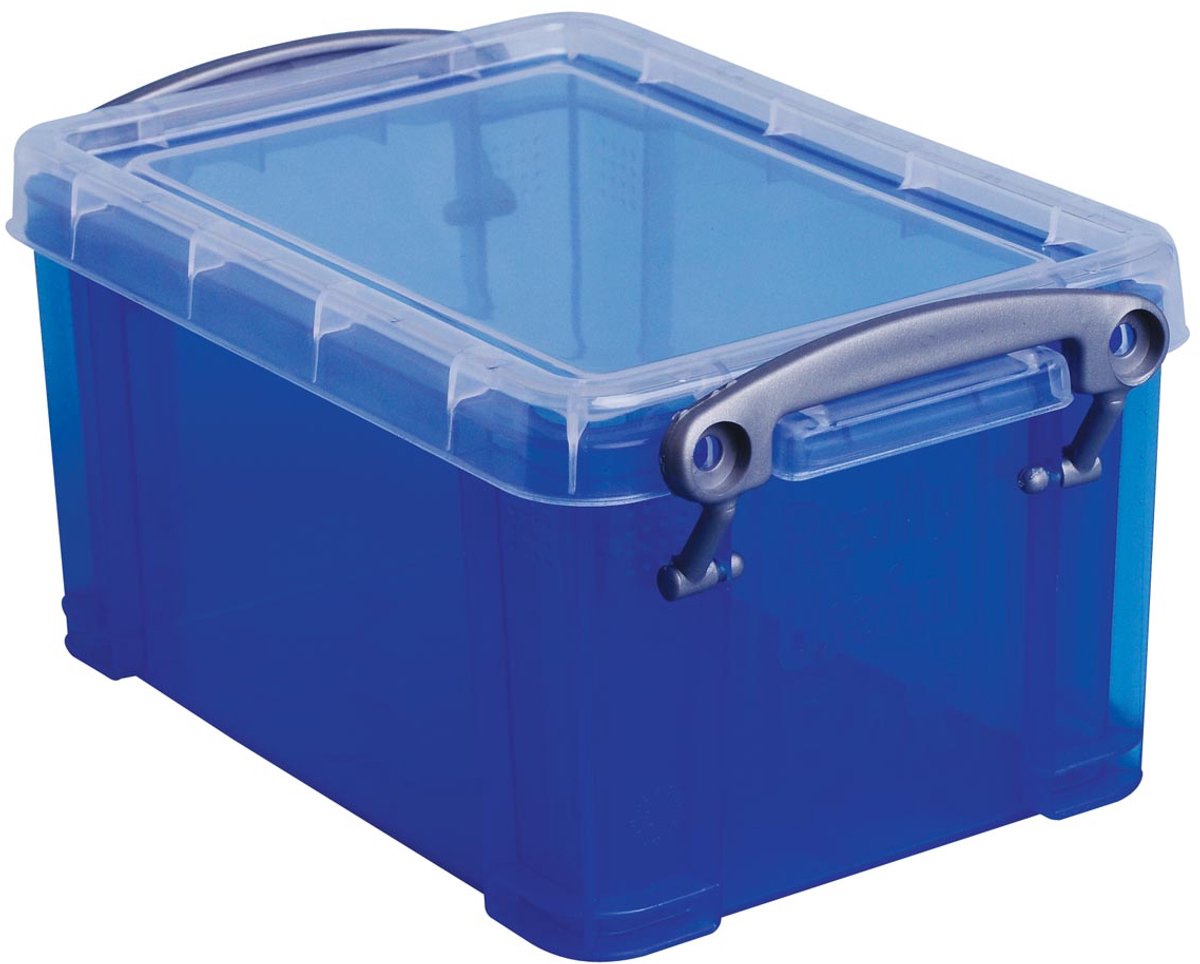 Cuadro 0 realmente útil | 7 litros | azul transparente