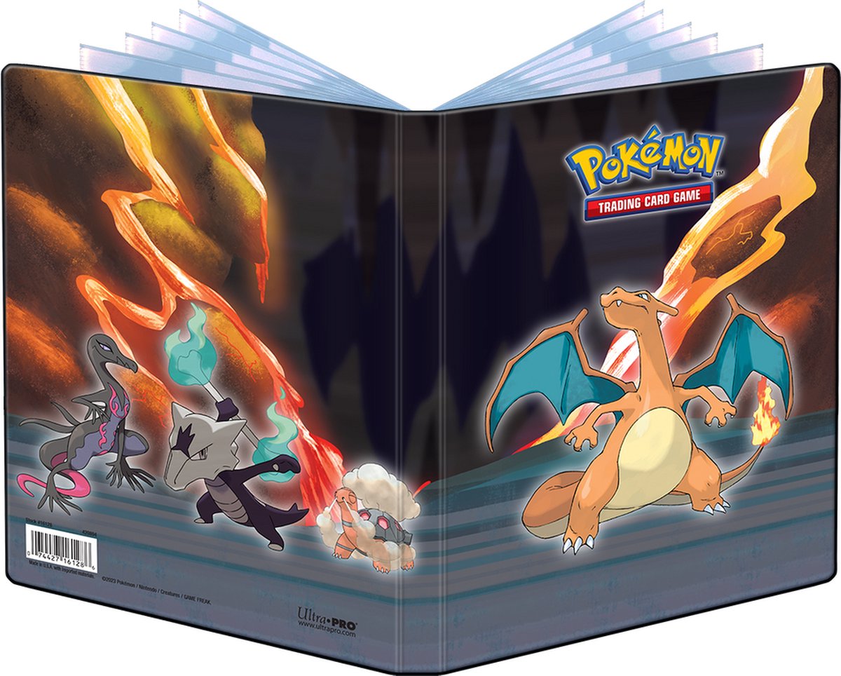 Portafoglio Ultrapro Pokemon Scorching Summit 4 tasche