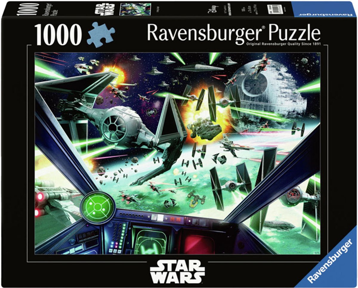 RAVENSBURGER puzzle puzzle Star Wars X-Wing Cockpit, 1000st.