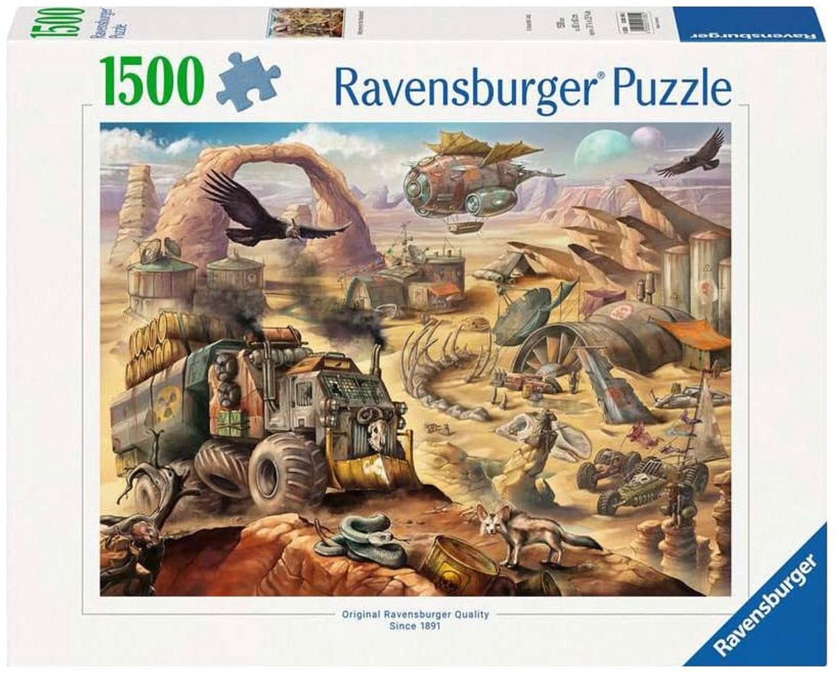 Ravensburger puzzle mad max, - puzzle - 1500 pezzi