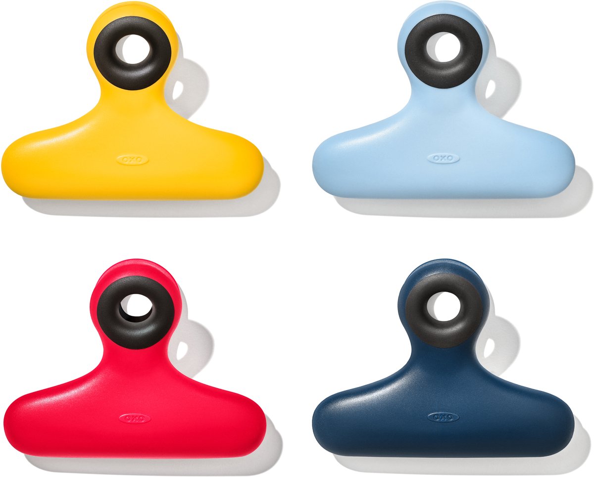 Oxo - sigilla sacchetti - resistente - set di 4 pezzi
