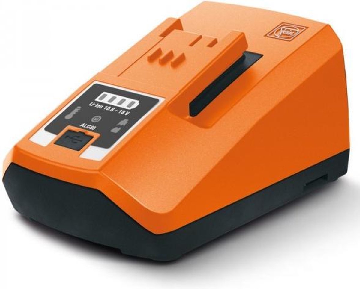 Cargador rápido fein alg80 con cargador USB 18v - 92604180010