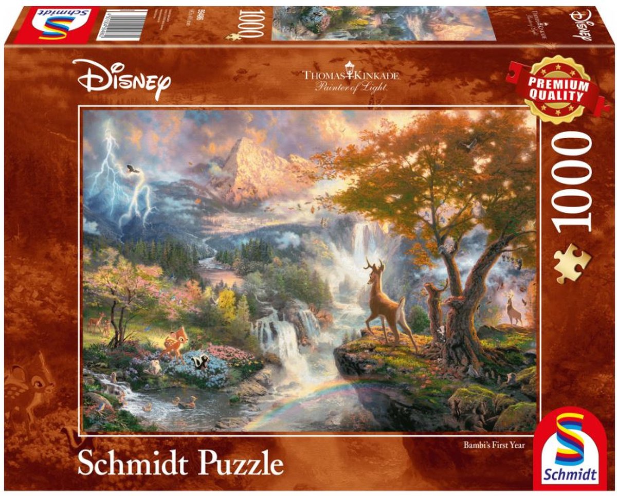 Schmidt Classici Disney - puzzle bambi - 1000 pezzi
