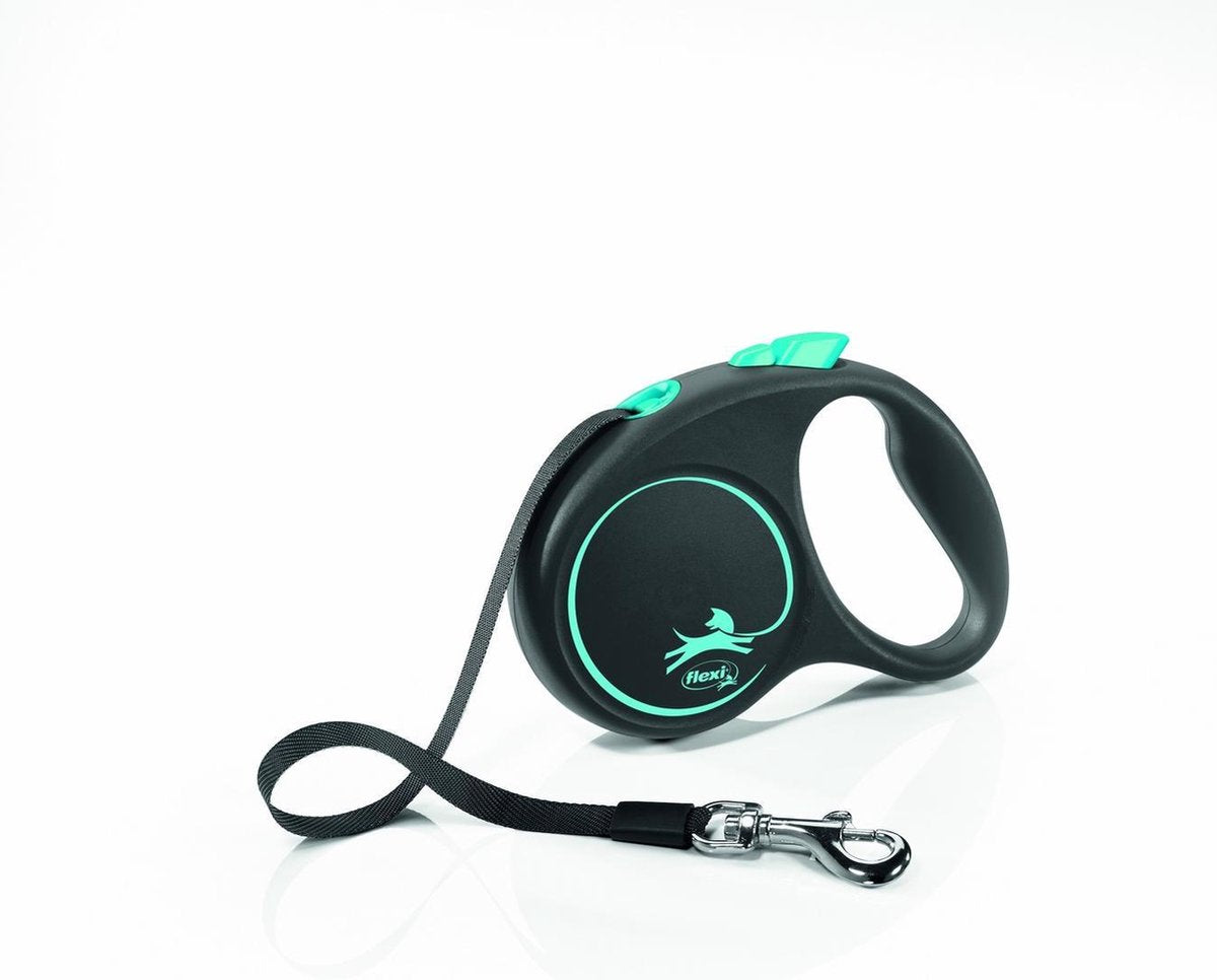 Flexi Rollijn Black Design Tape Blue