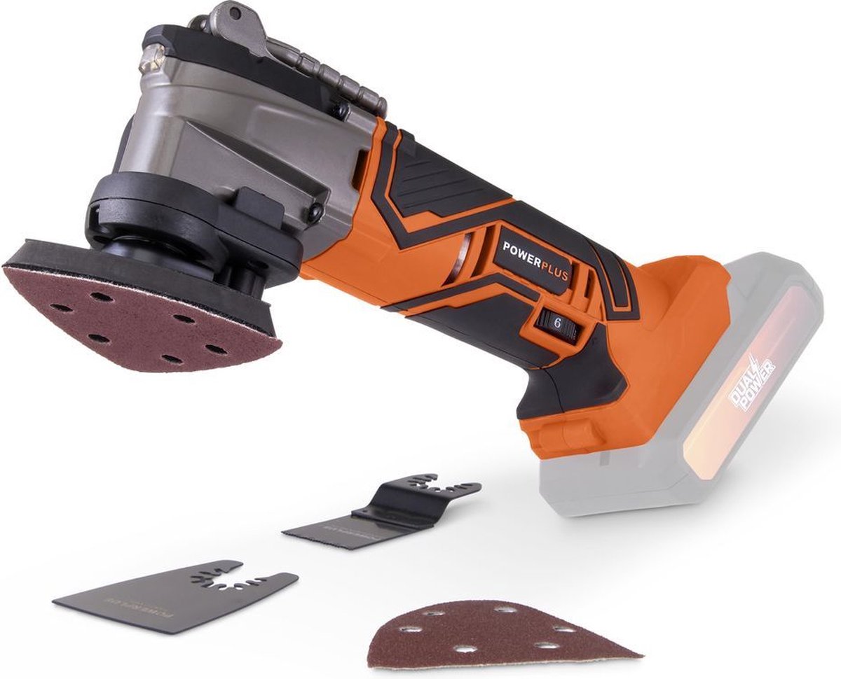 Powerplus dual power powdp4060 multiherramienta oscilante 20v (sin batería)