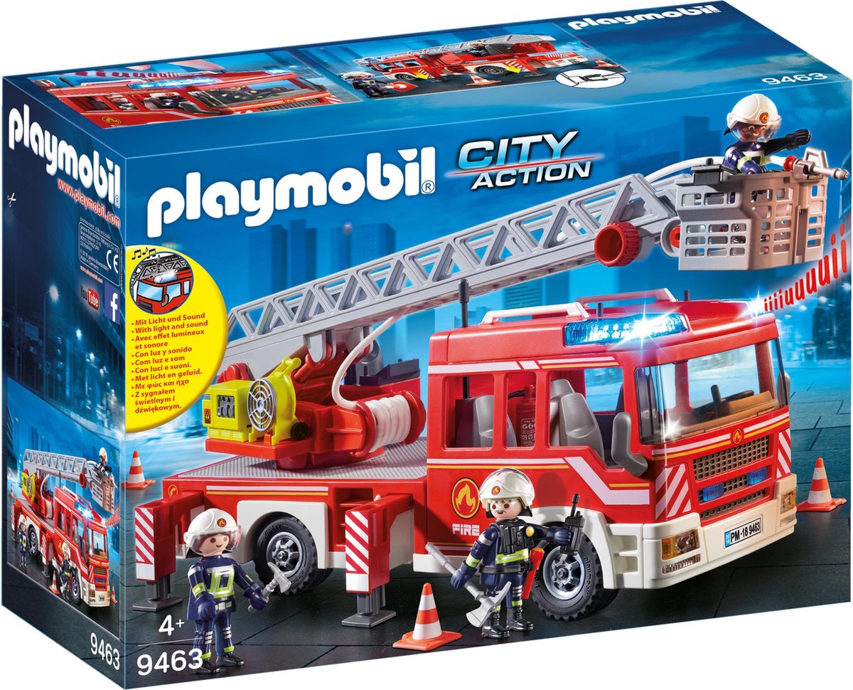 Playmobil City Action Fire Department Ladderwagen 9463