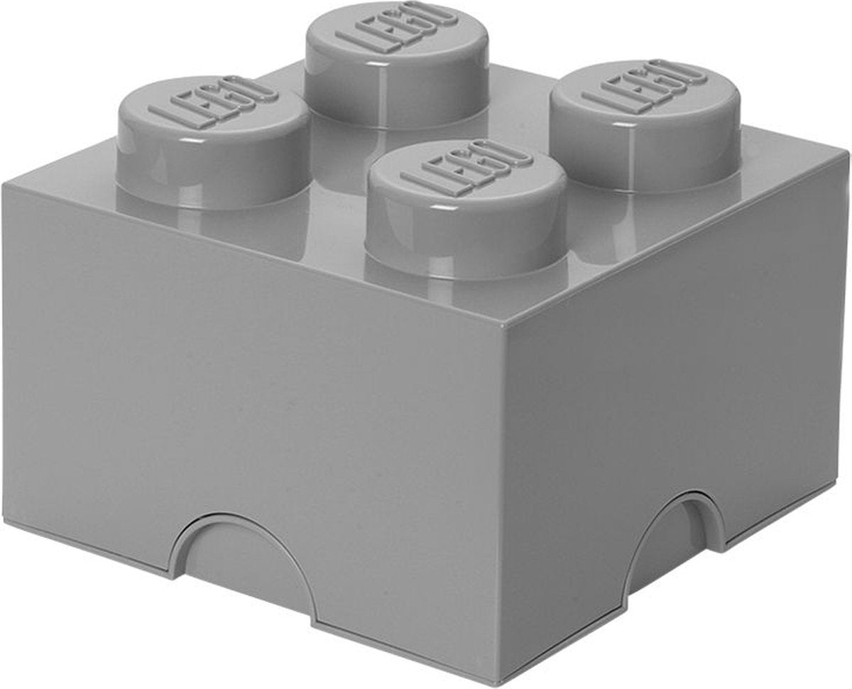 Stanza Copenhagen Lego Storage Brick 4 Grigio