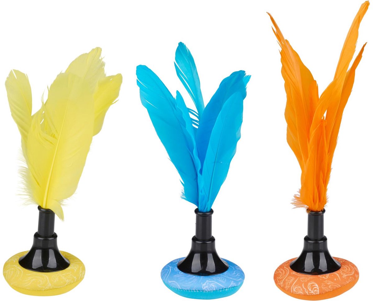 Eddy Toys gioco navetta a piedi - badminton a piedi - giocattoli da esterno per bambini - assortiti