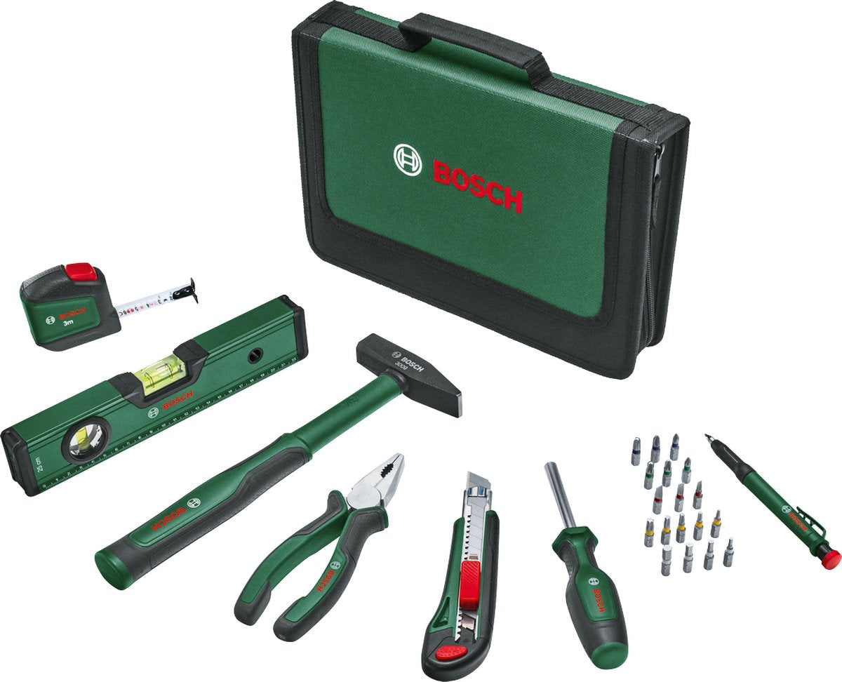 Set di utensili manuali universali Bosch - 25 pezzi