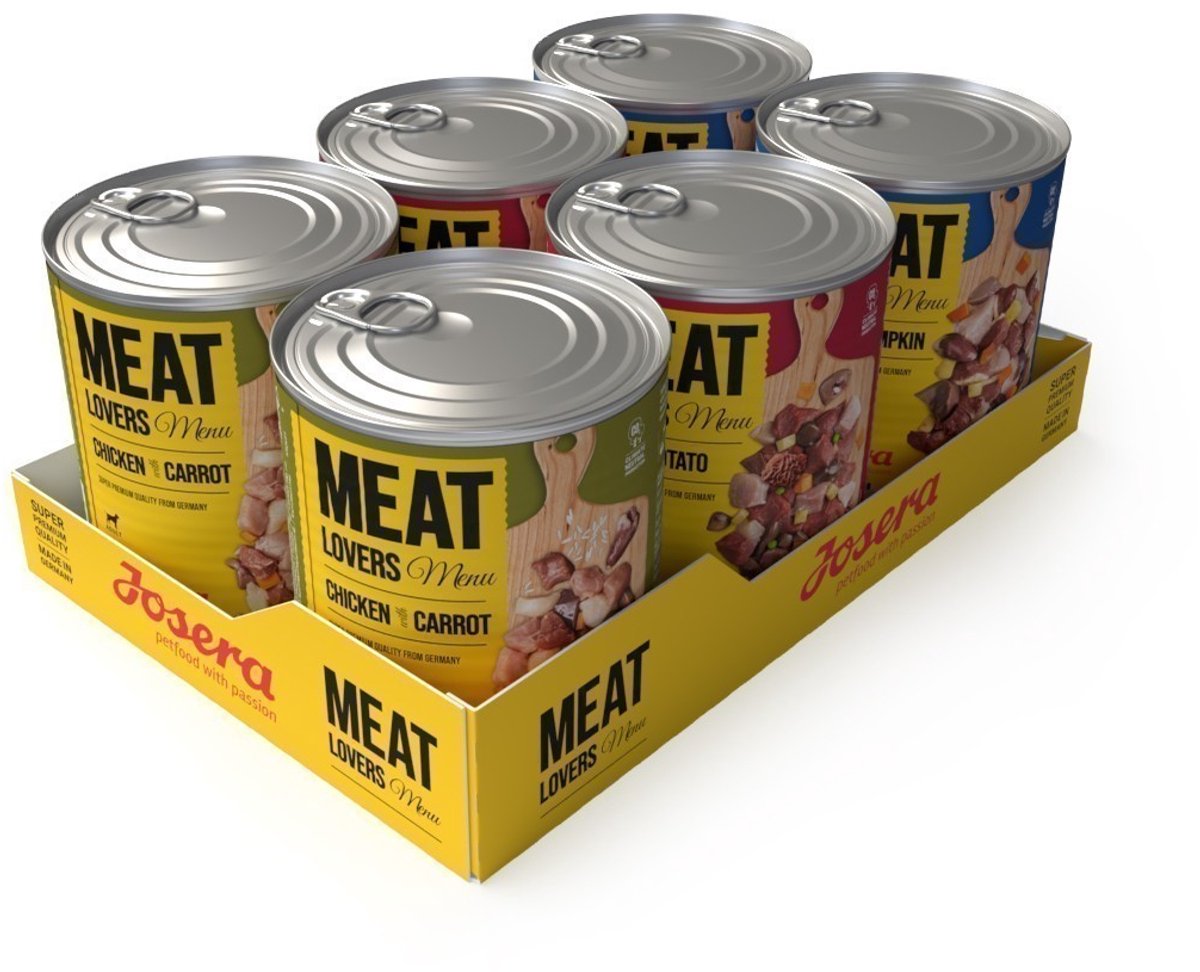 Menu amanti della carne Josera - cibo per cani - multipack - 6 x 800 gr
