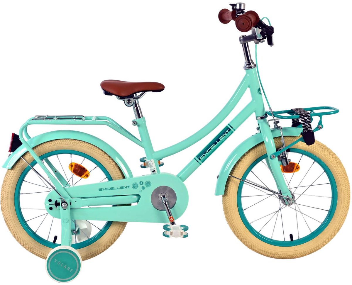 Virerare Eccellente bicicletta per bambini - ragazze - 16 pollici - verde - 95% assemblato
