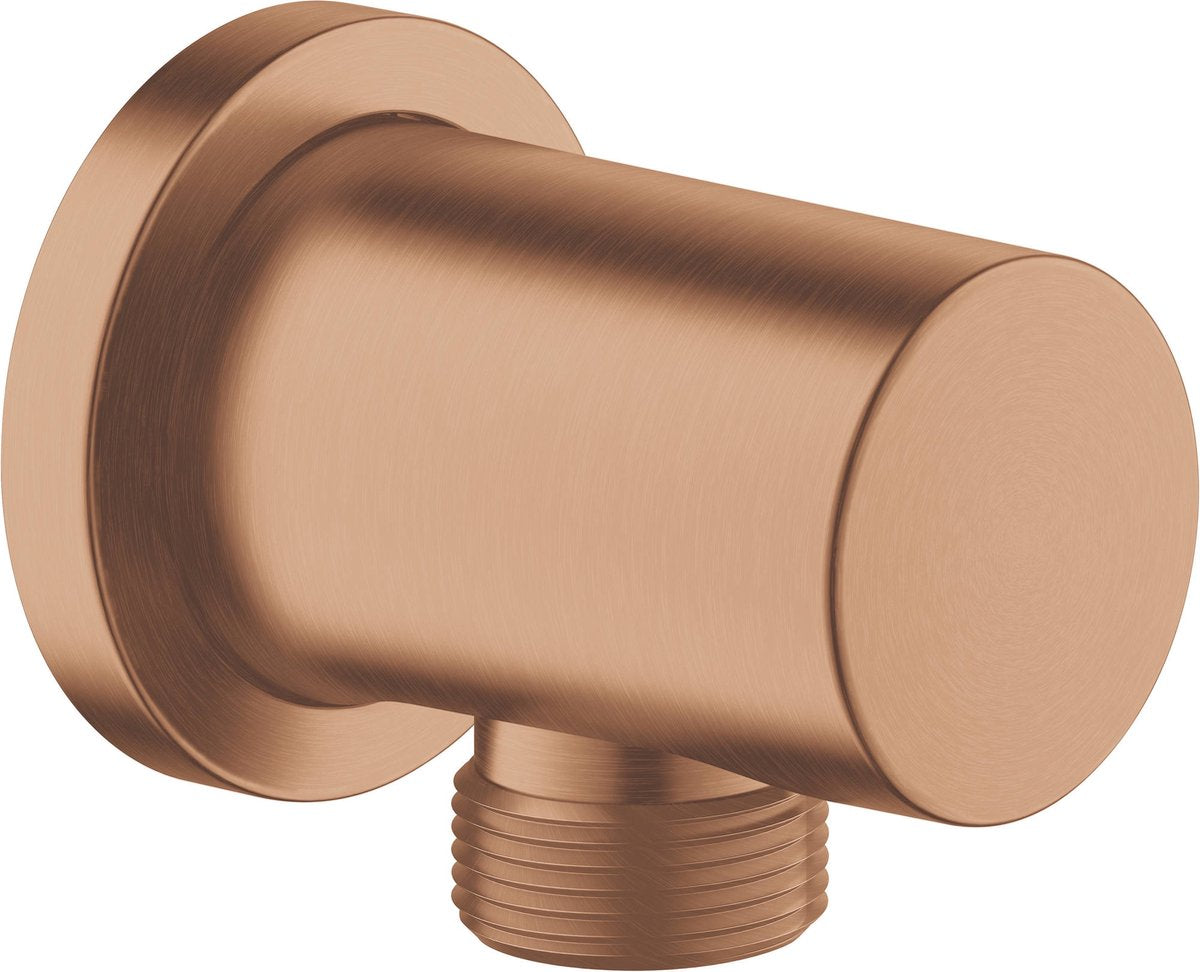 Grohe rainshower aansluitbocht rond - sunset gold (mat brons)
