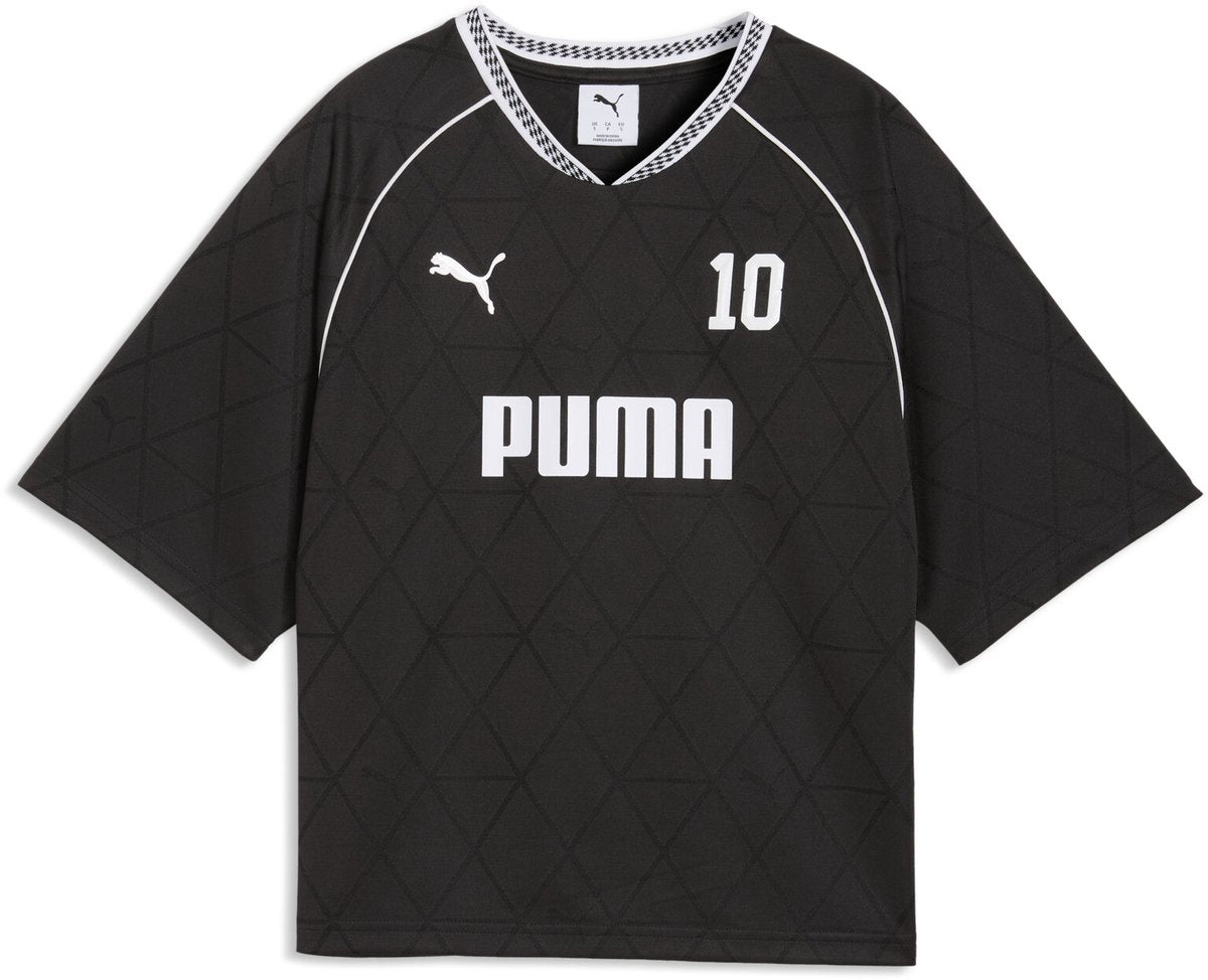T-shirt Puma Sport Relaxed Jersey da donna - nera