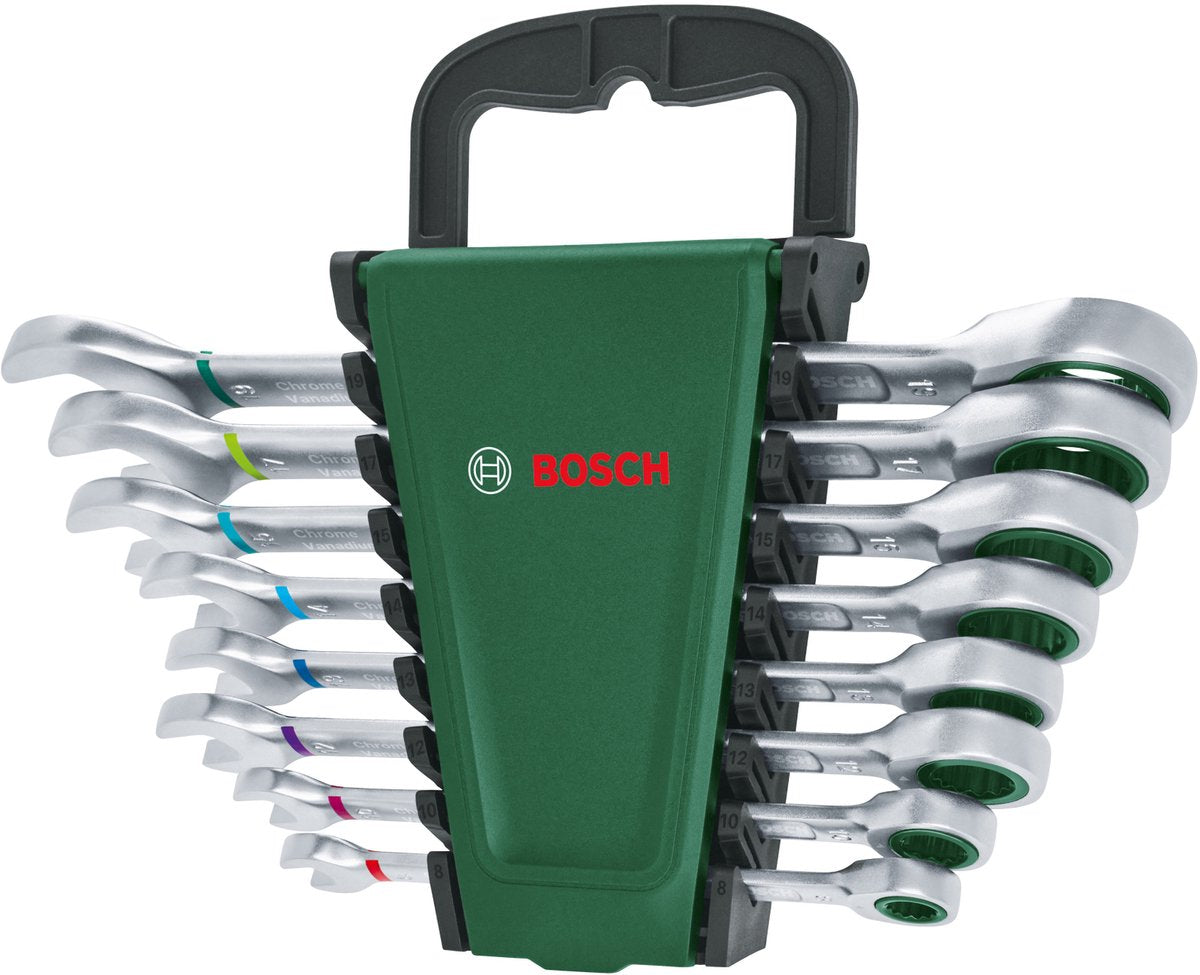 Chiave combinata Bosch - Set da 8 pezzi - Chiave combinata a cricchetto