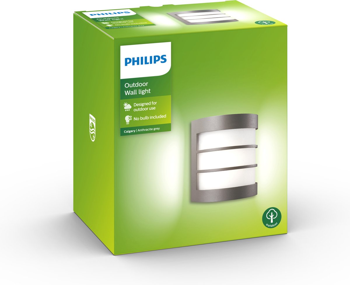 Philips LED Philips Calgary lámpara de pared para exterior - antracita