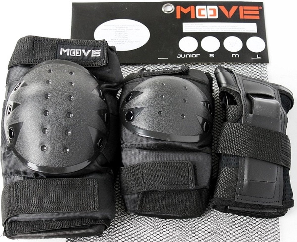 Set de protección Move - 3-pack SR basic - set de tres piezas con muñequeras, coderas y rodilleras