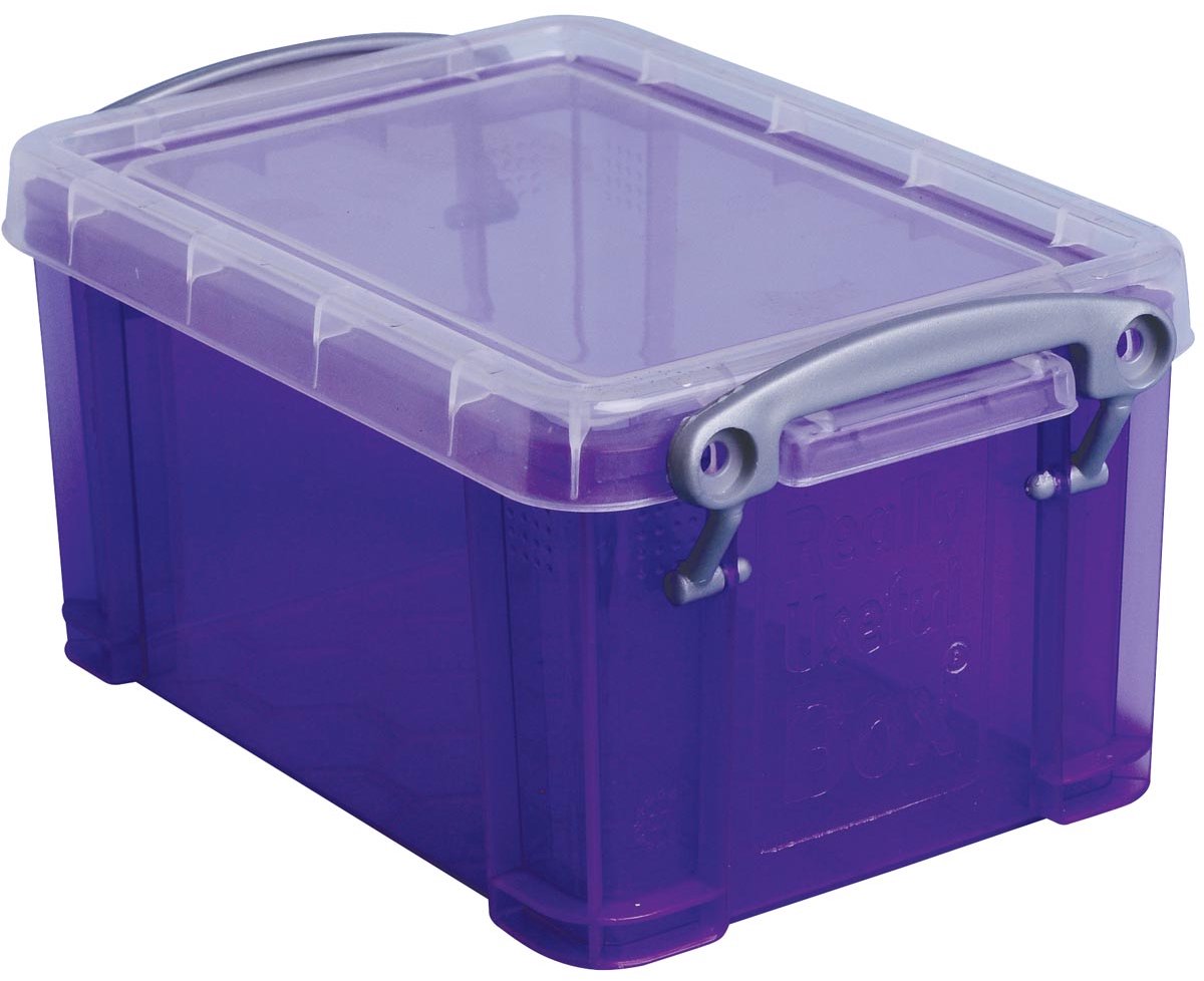 Cuadro 0 realmente útil | 7 litros | morado transparente