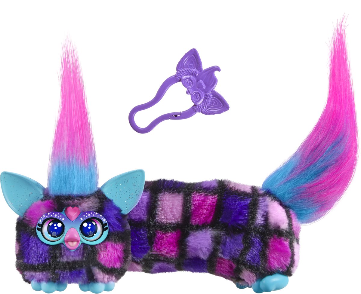 Hasbro furby furblets dj co-dazz osito de peluche rosa