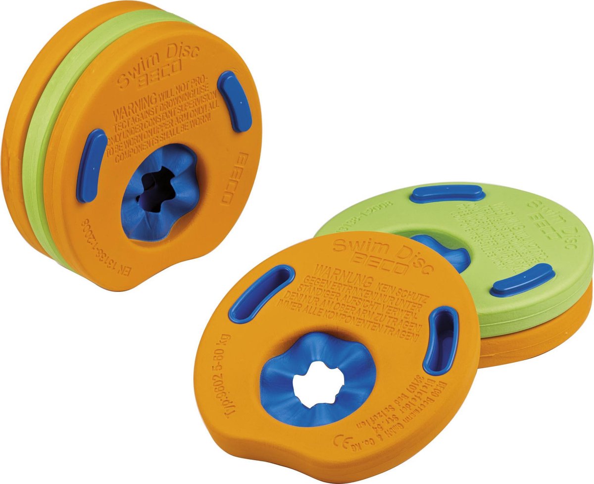 Dischi da nuoto Beco Swimdisc per bambini - fino a 30 kg - arancione - set da 6 pezzi