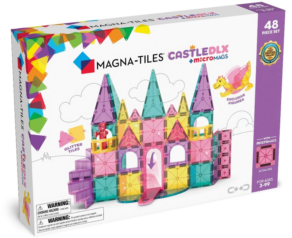 Magna-tiles | castle dlx 48 stuks set