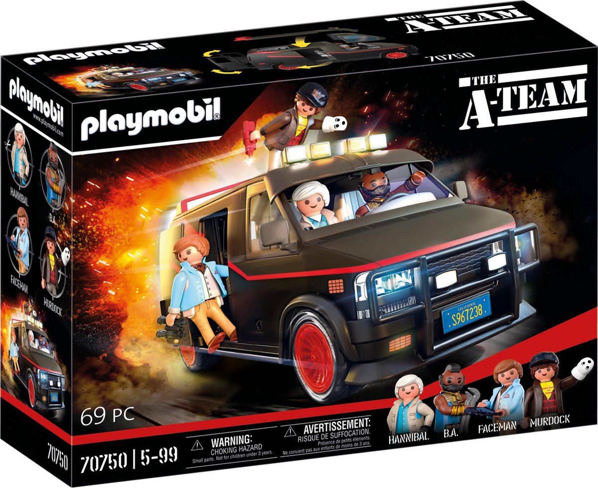 Playmobil famoso l'autobus A-Team