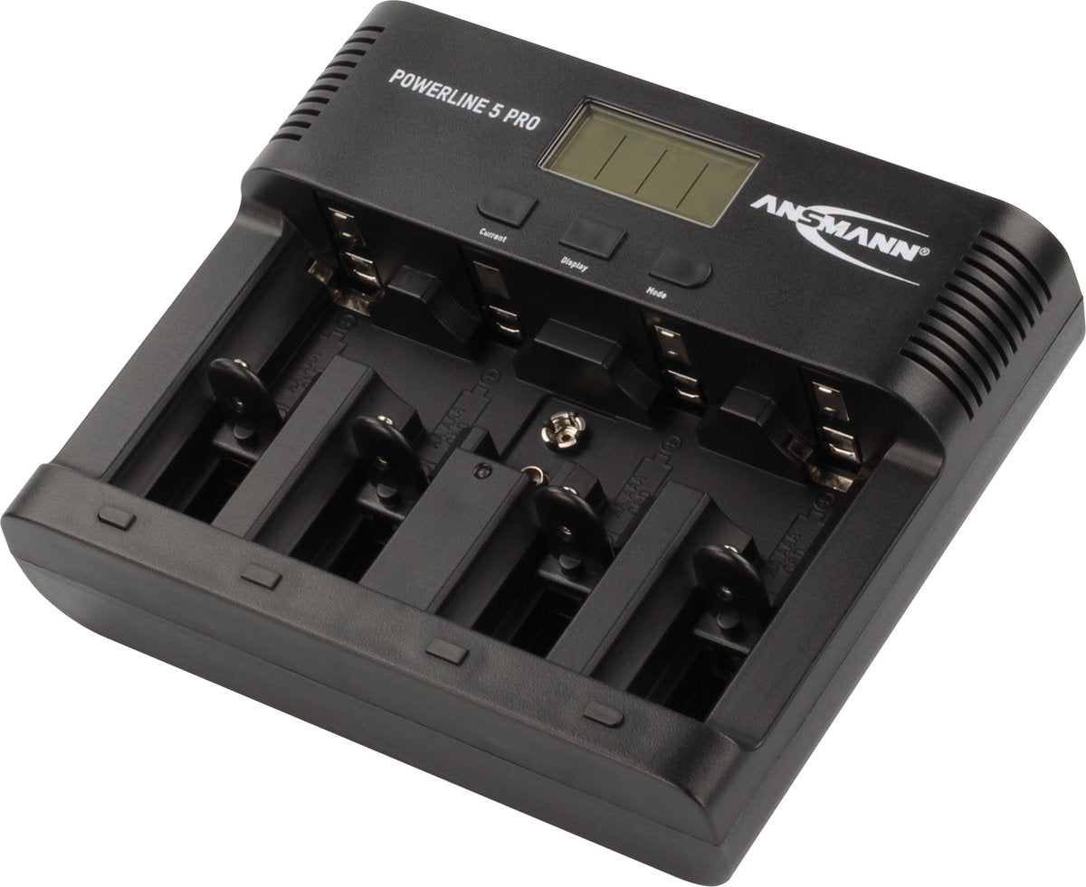 Cargador de batería multifuncional ansmann powerline 5 pro
