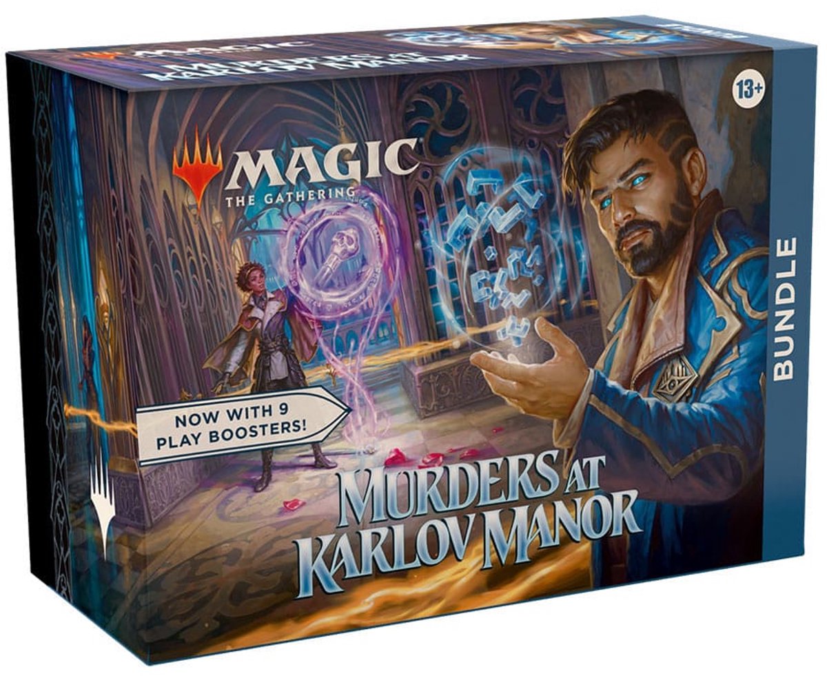 I maghi della costa magici, gli omicidi che si radunano a Karlov Manor, raggruppano carte collezionabili inglesi