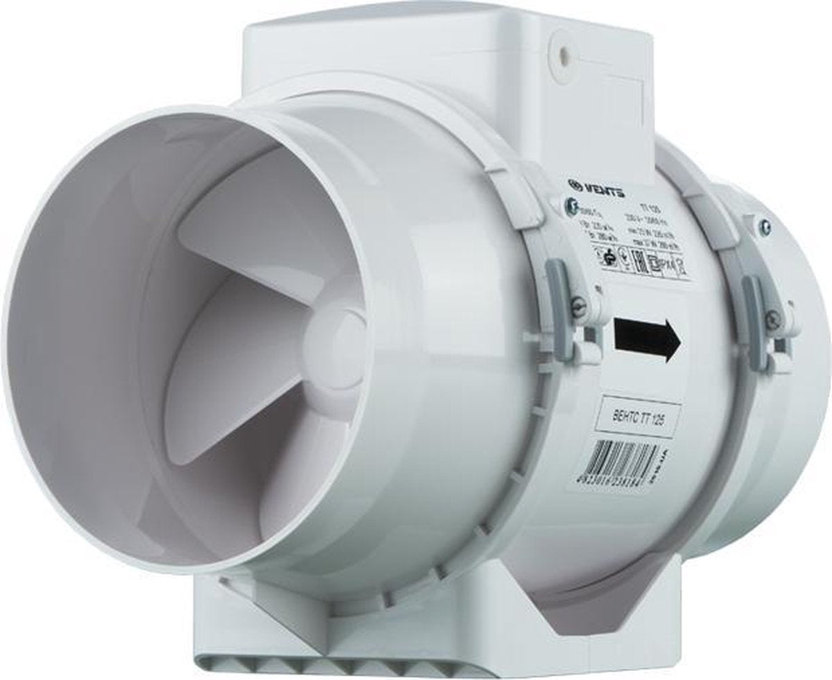 Ventilatore a tubo tt da 125 mm - fino a 280 m³ h - ventilatore in linea