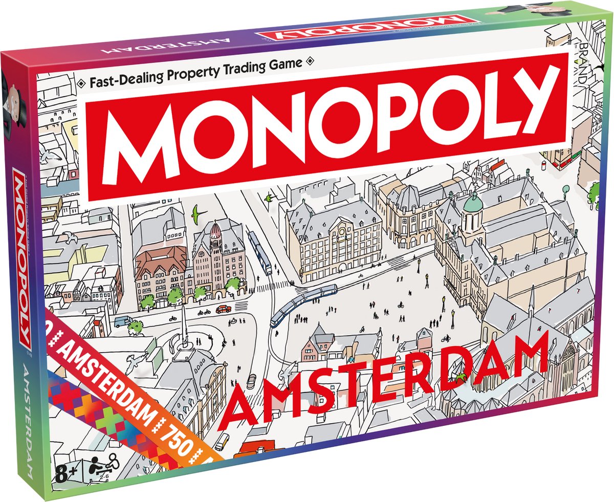 Identity games monopoly amsterdam 750 years - limited edition - en
