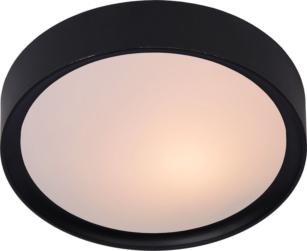 Lucide lex - lampada da soffitto (lampada da soffitto) - ø 25 cm - 1xe27 - nero