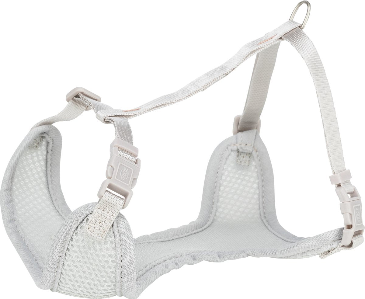 Trixie arnés para perros - junior - arnés suave para cachorros - con correa - gris claro - 36-50x1 cm 2 m