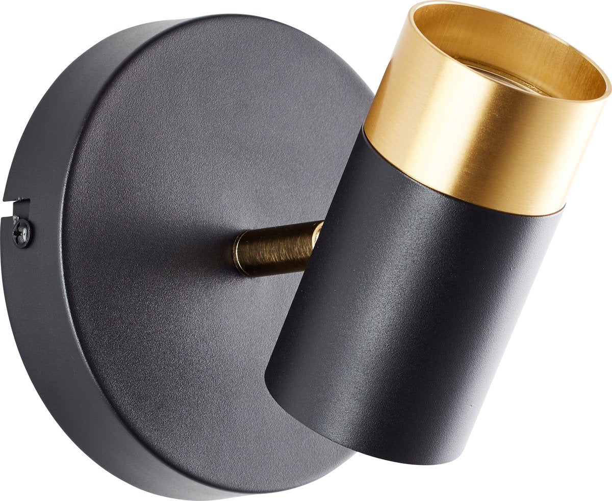 Brilliant ag brillanti vigolo - faretto da soffitto - gu10 1x5w - 3000k - oro nero
