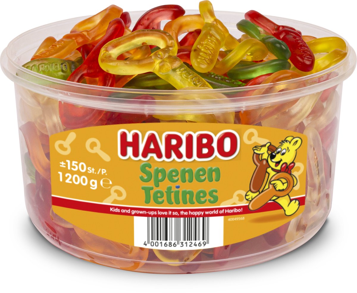 Tettarelle Haribo (150 pezzi)