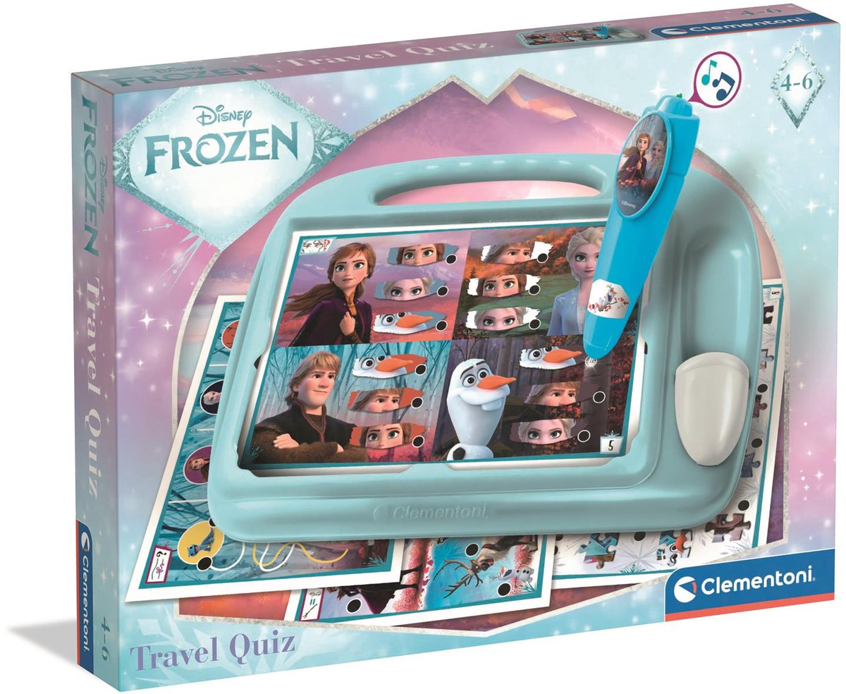 Clementoni Frozen Quizzy Travel Game