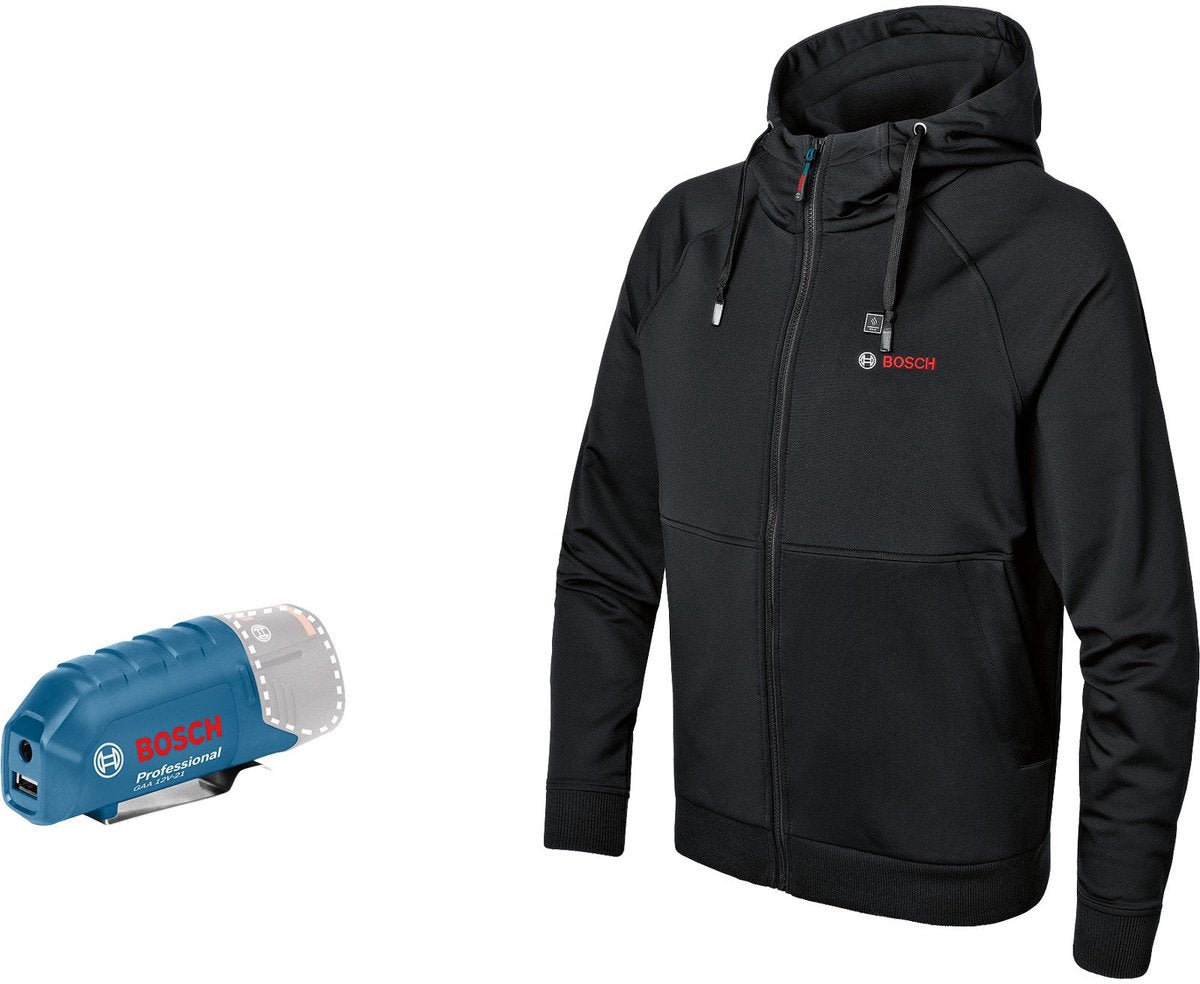 Bosch ghh 12+18v xa 2xl verwarmde hoodie in doos - 06188000eu