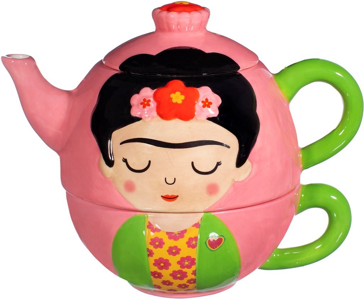 Tetera con taza Sass belle frida kahlo -
