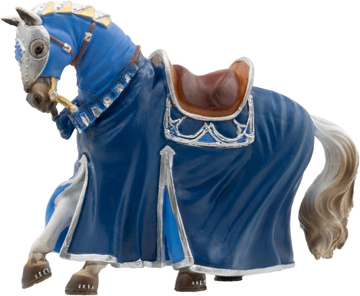 Cavallo da torneo Bullyland blu (80769)